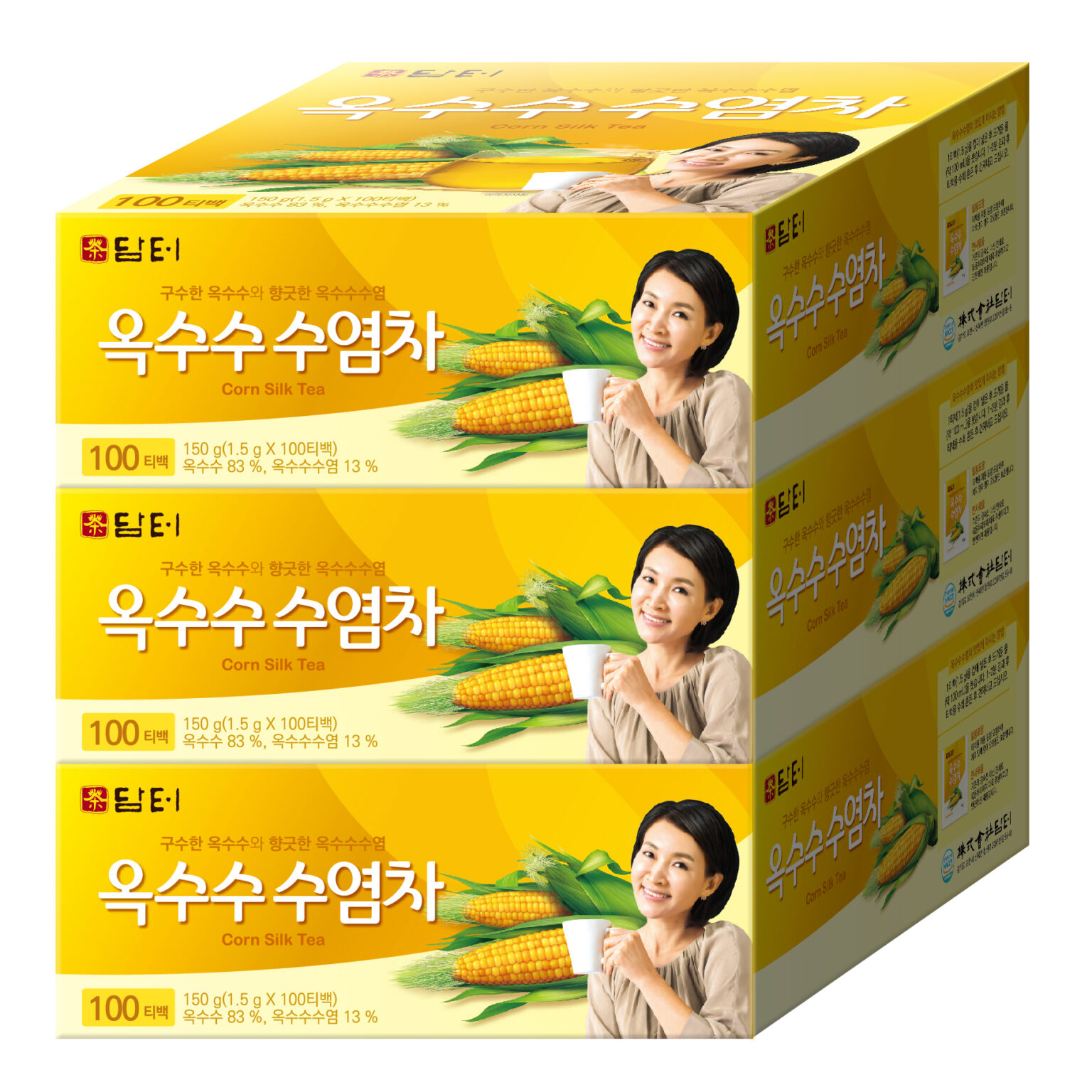 담터 옥수수수염차, 150g, 3개 – DFree Shop